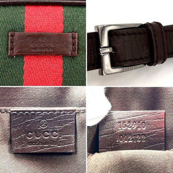 Authentic Gucci GG Supreme Sherry Ophidia Crossbody Web Canvas Messenger Bag Tan - Picture 10 of 10